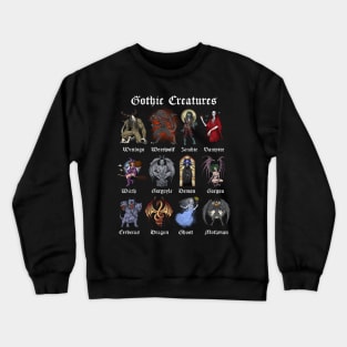 Gothic Mythical Creatures Crewneck Sweatshirt